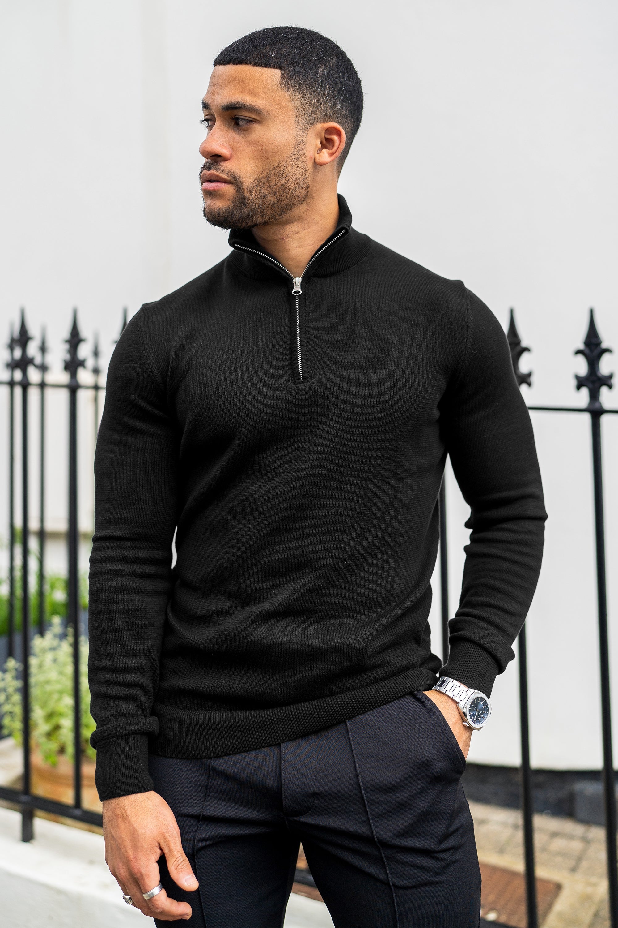 Santorini Oryzonwear Men's Sweater Black