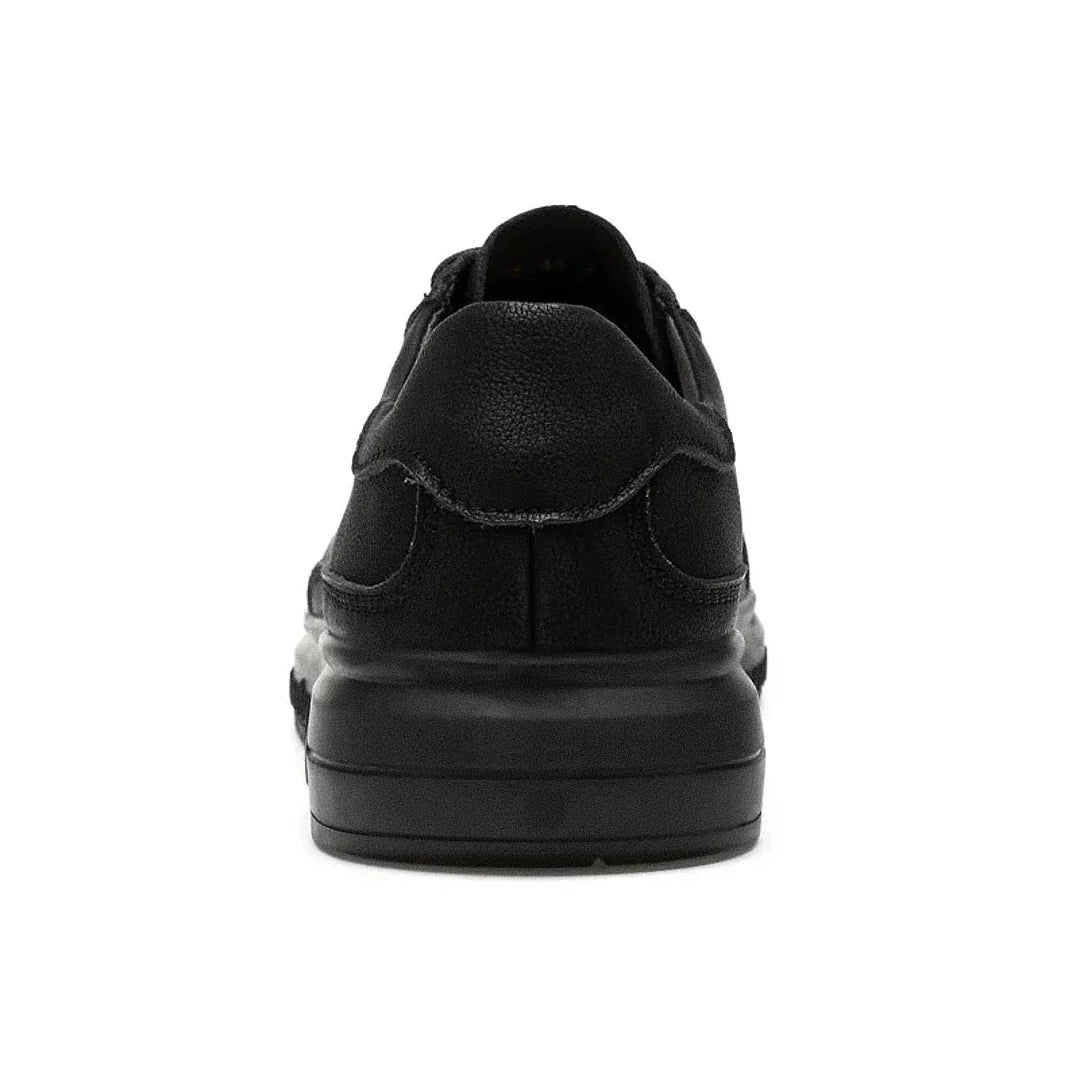 Men’s Oryzonwear Black Leather Sneaker