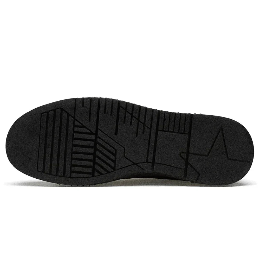 Men’s Oryzonwear Black Leather Sneaker