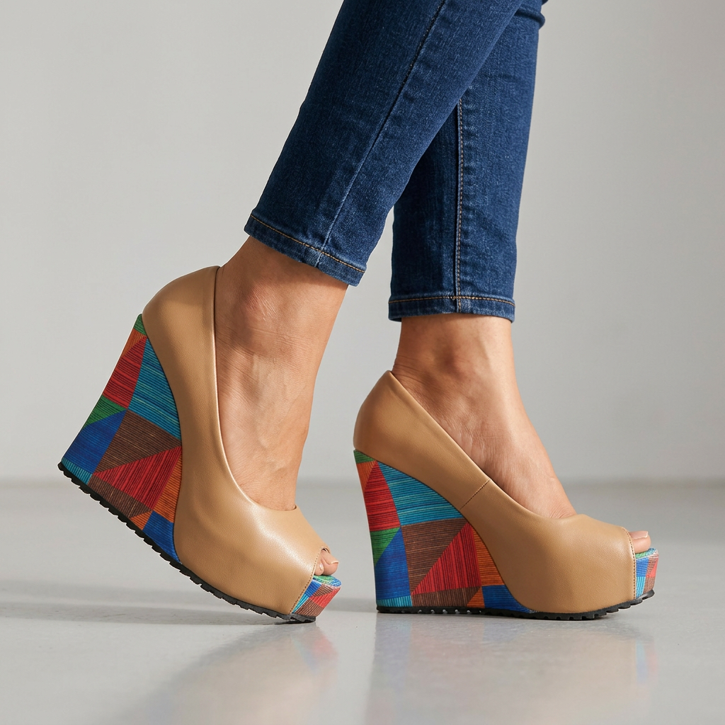 Nina Wedge Sandals