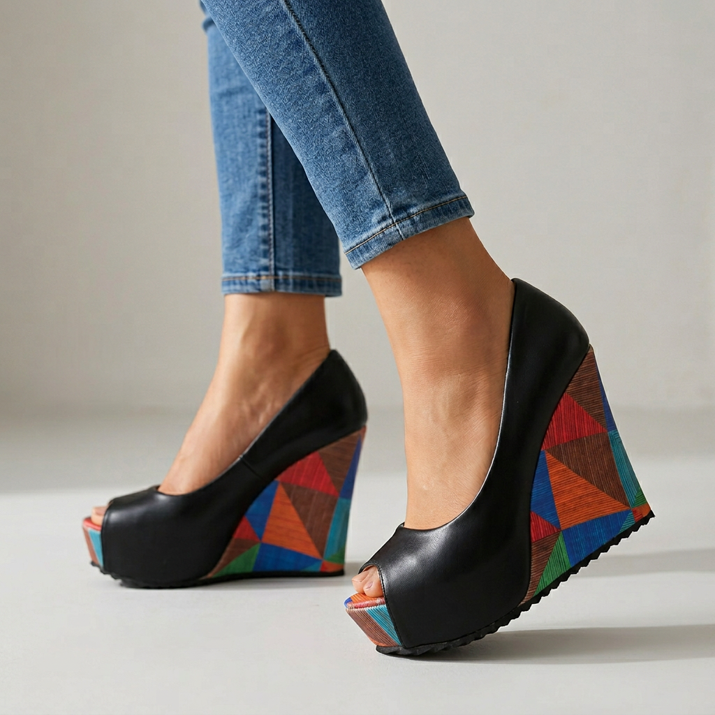 Nina Wedge Sandals