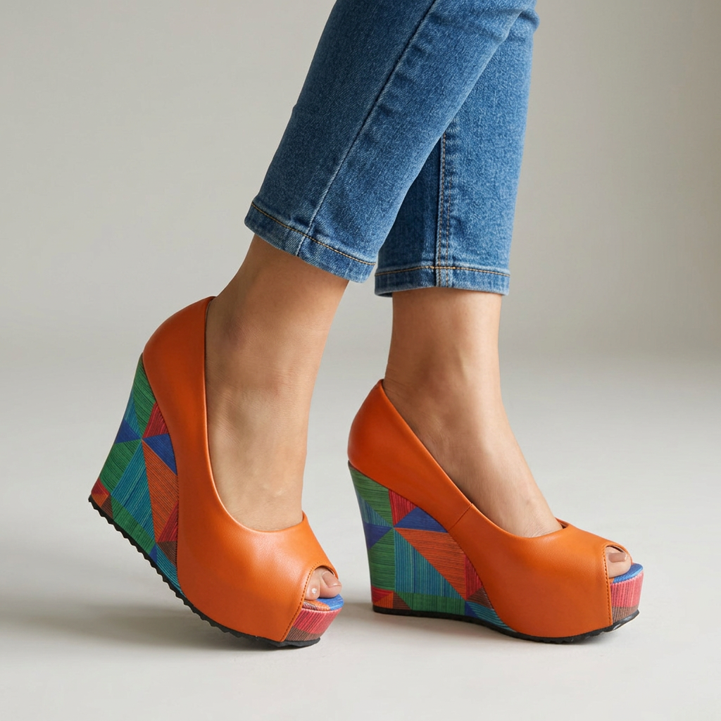 Nina Wedge Sandals