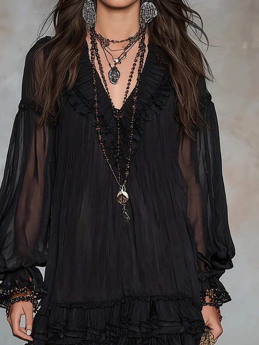 Elodie Flowing Mini Dress