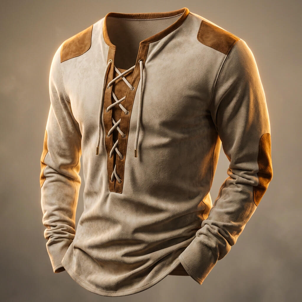 Hutton Textured Henley Shirt