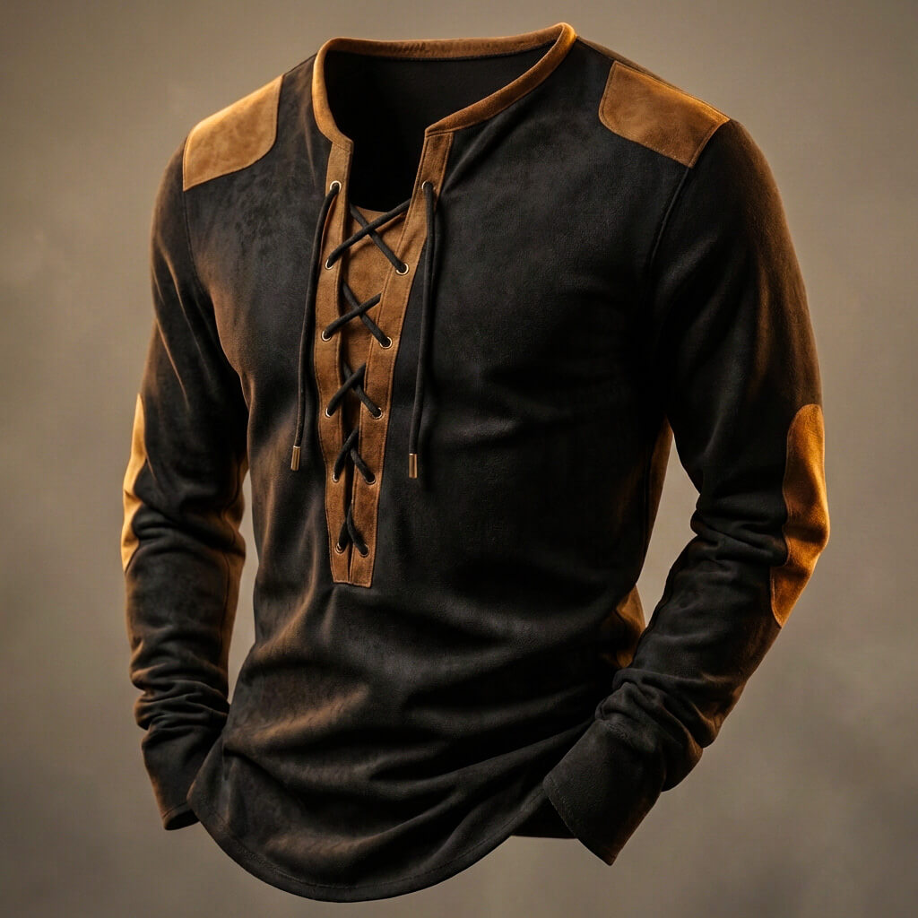 Hutton Textured Henley Shirt