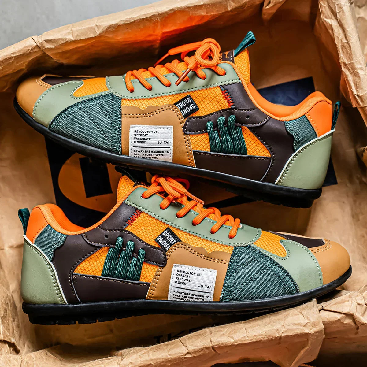 Brixton Retro Court Trainer