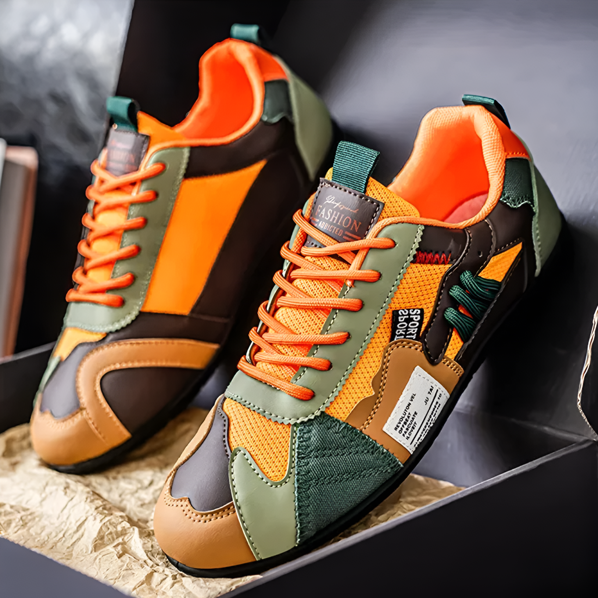 Brixton Retro Court Trainer