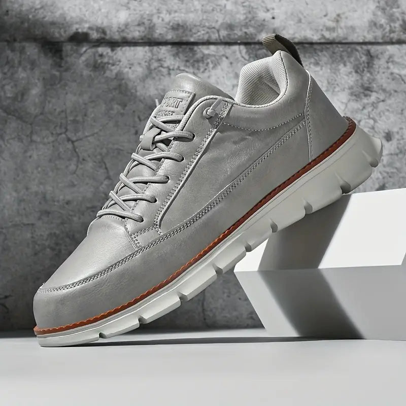 Leo Crafted Leather Trainers