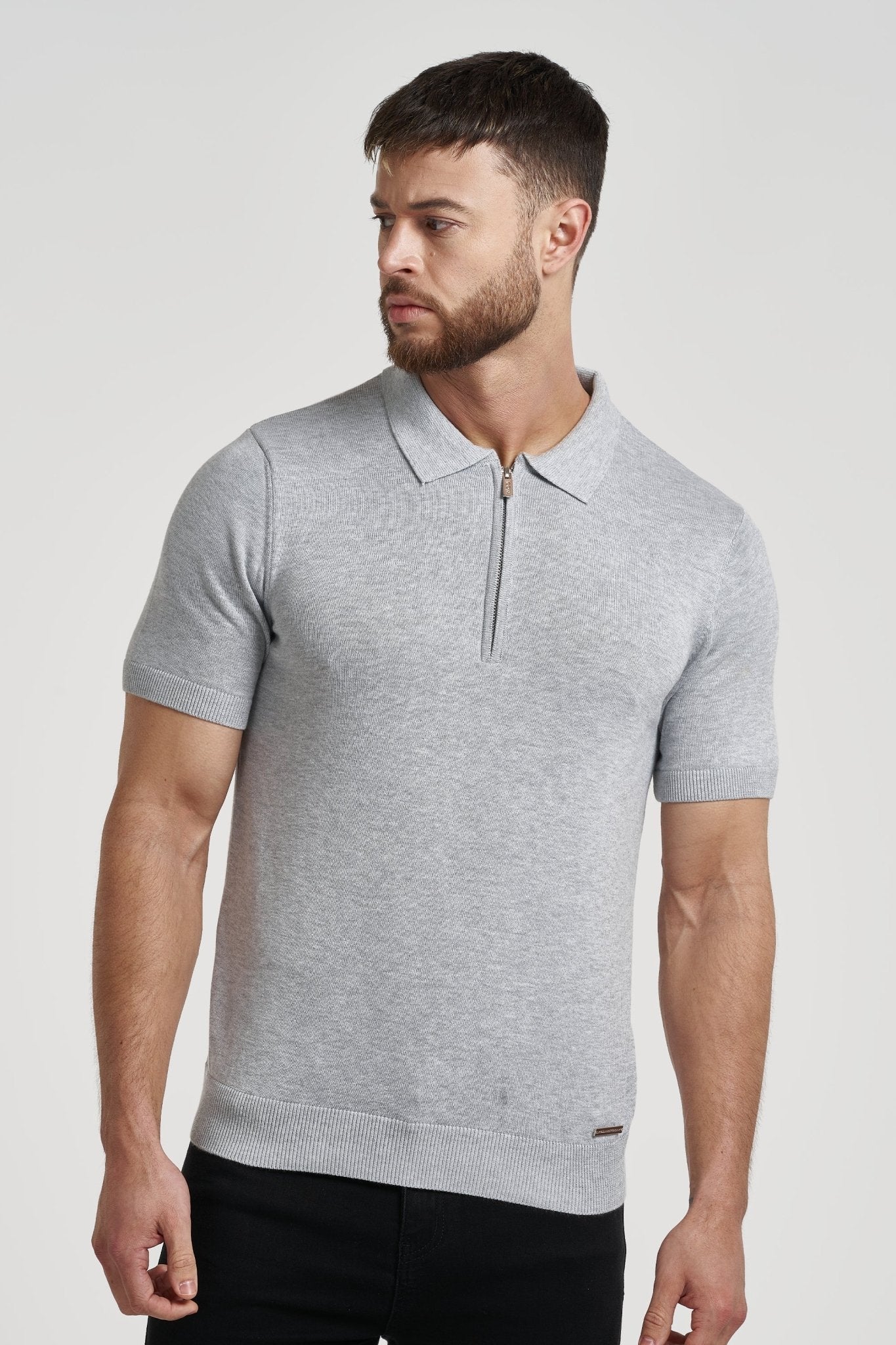 Pima Oryzonwear Zip Polo Shirt