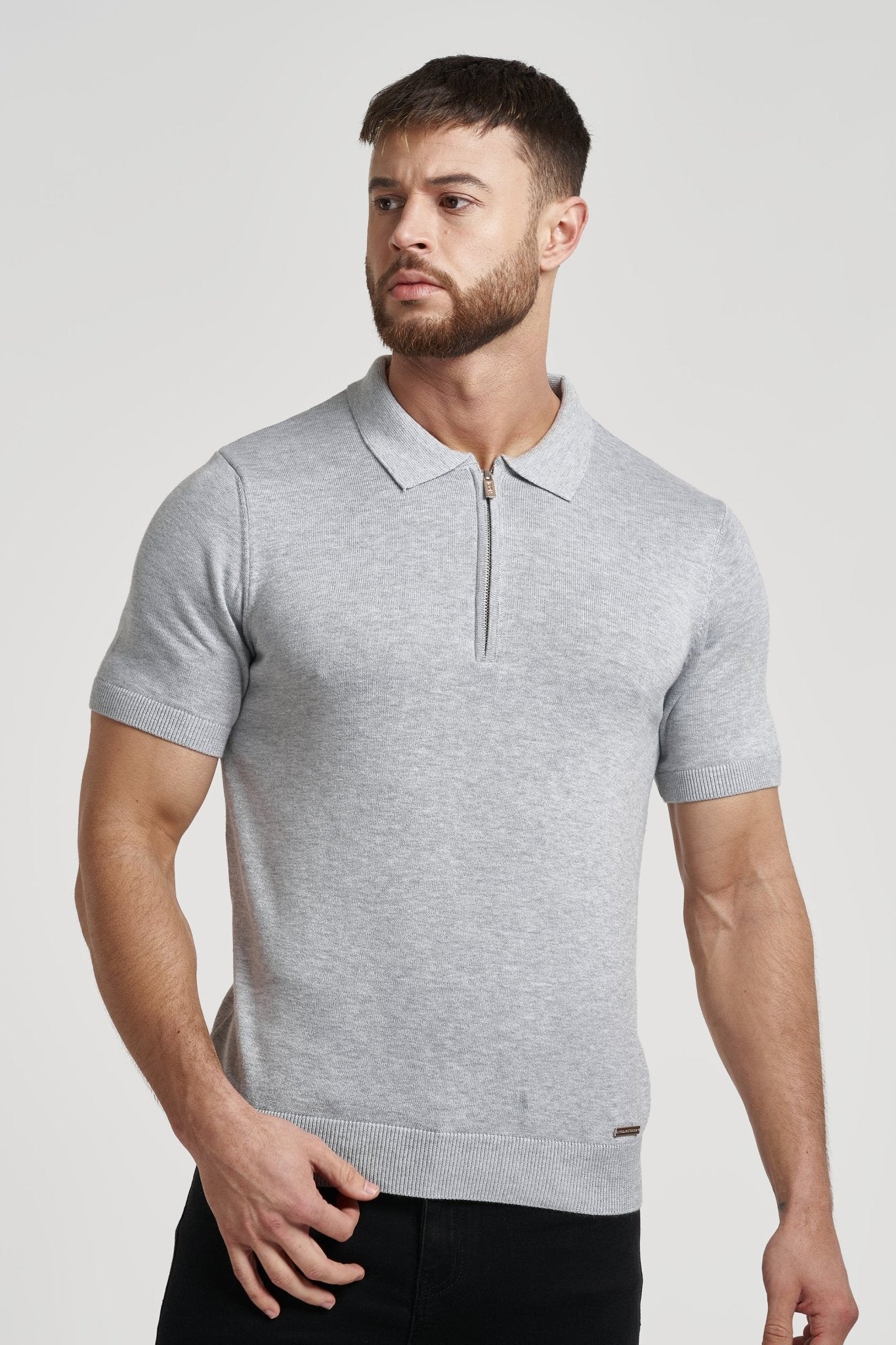 Pima Oryzonwear Zip Polo Shirt