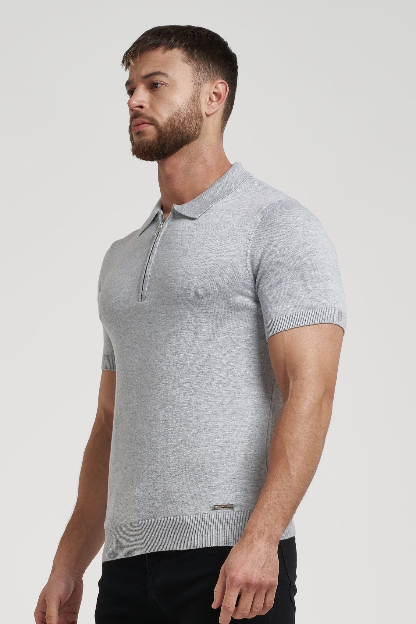 Pima Oryzonwear Zip Polo Shirt