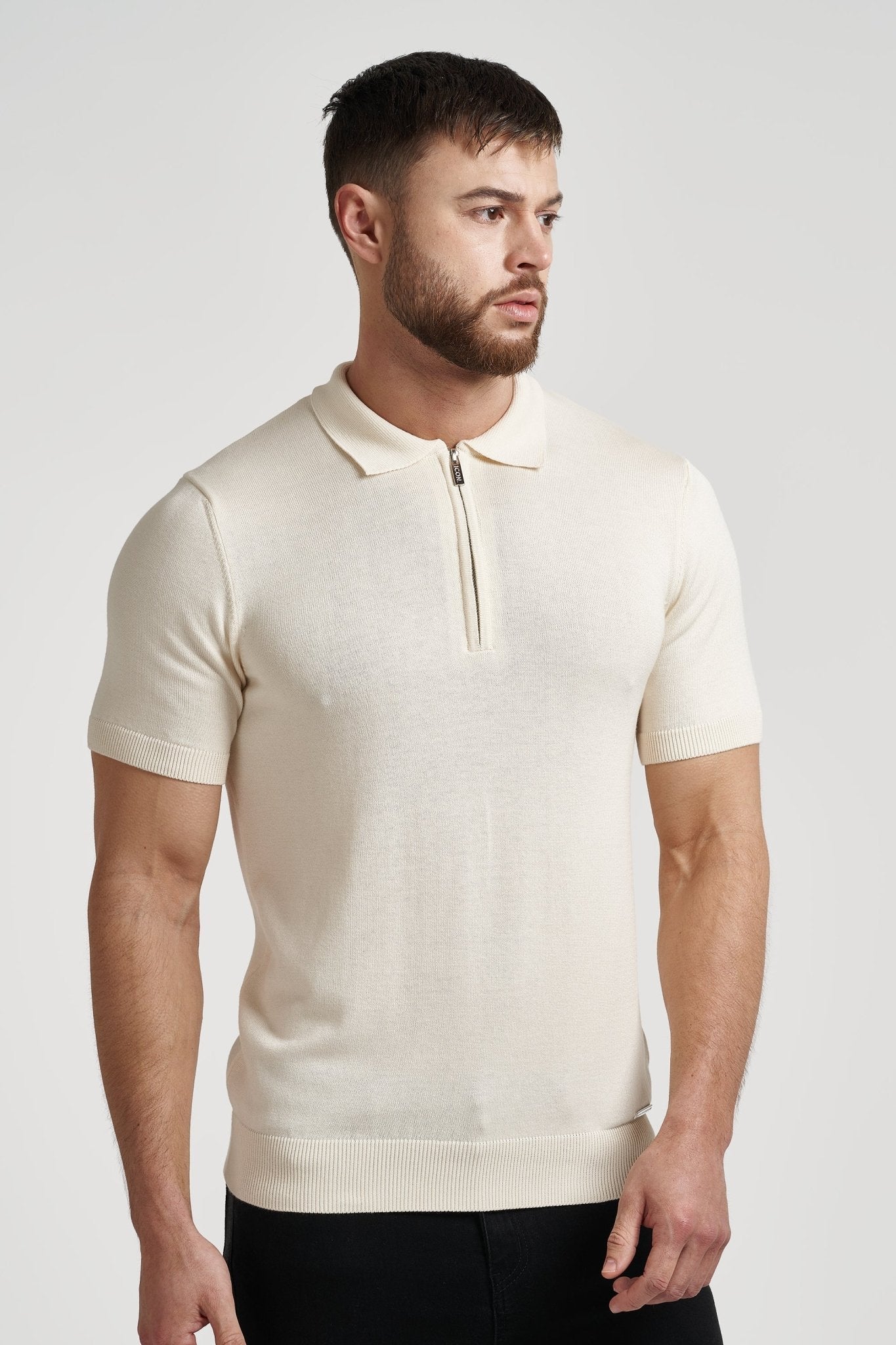 Pima Oryzonwear Zip Polo Shirt