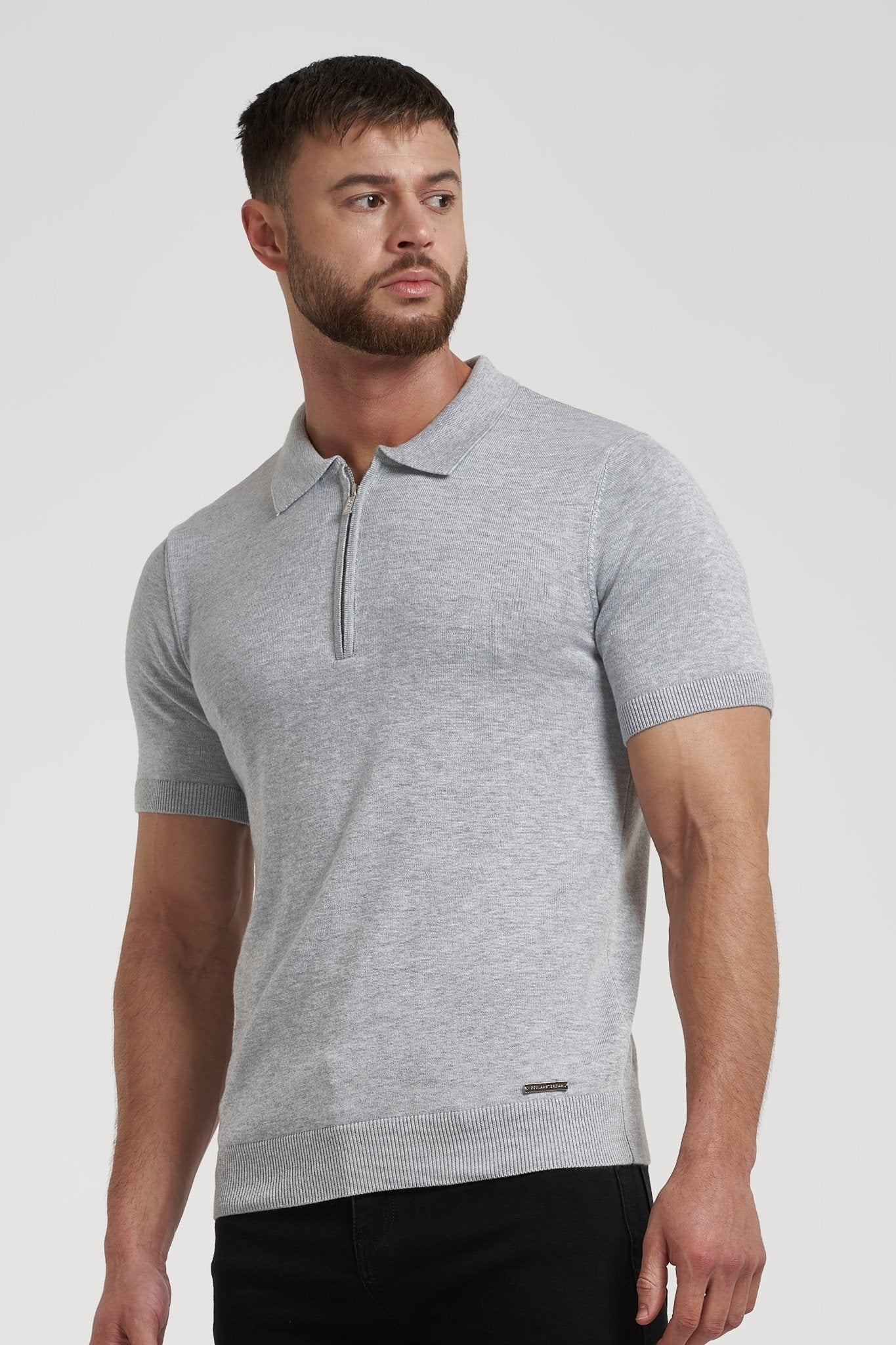 Pima Oryzonwear Zip Polo Shirt