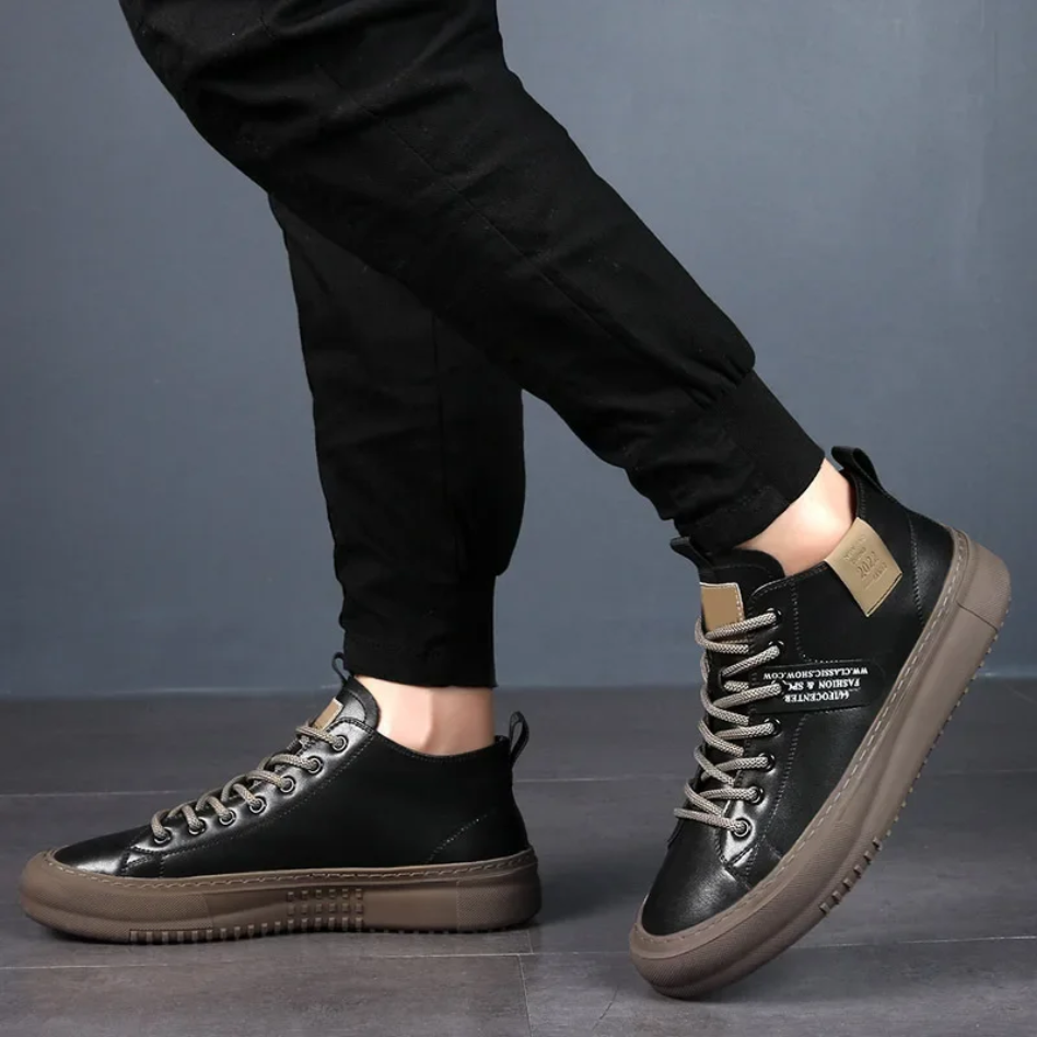 SINCLAIR LEATHER TRAINERS