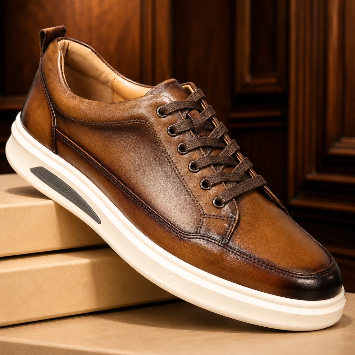 Sawyer Handcrafted Leather Trainer