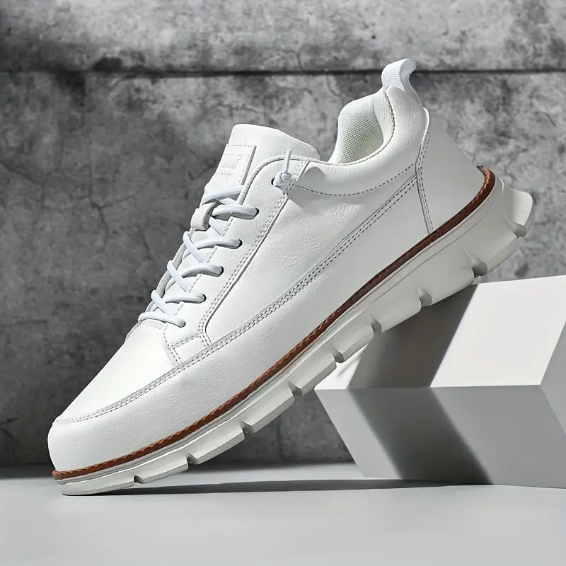 Leo Crafted Leather Trainers