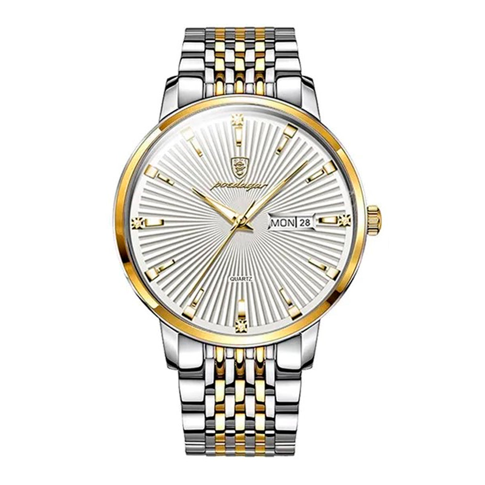 Poedagar Tempus Men's Watch | Steel Bracelet