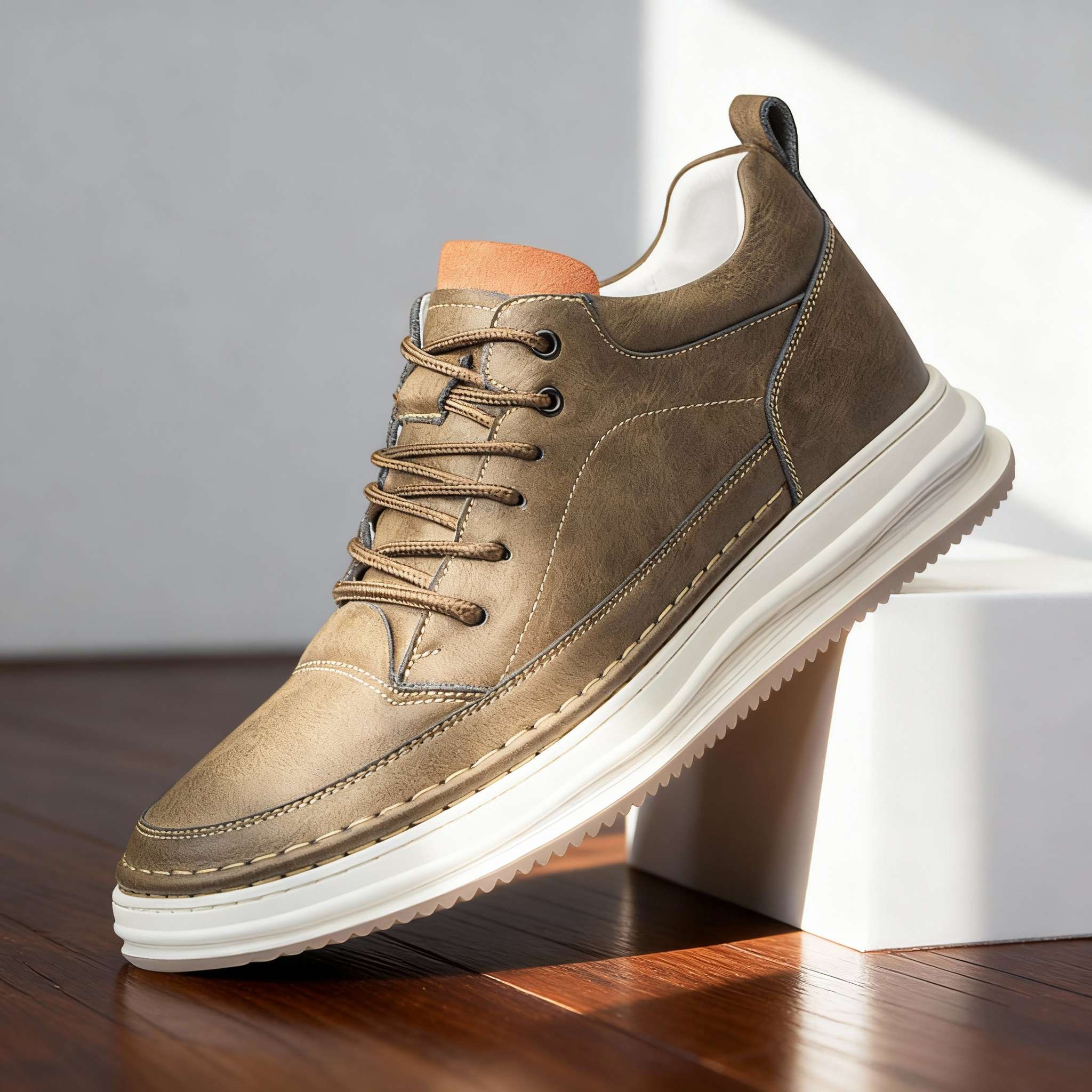 HENRY BLAKE LEATHER SNEAKERS