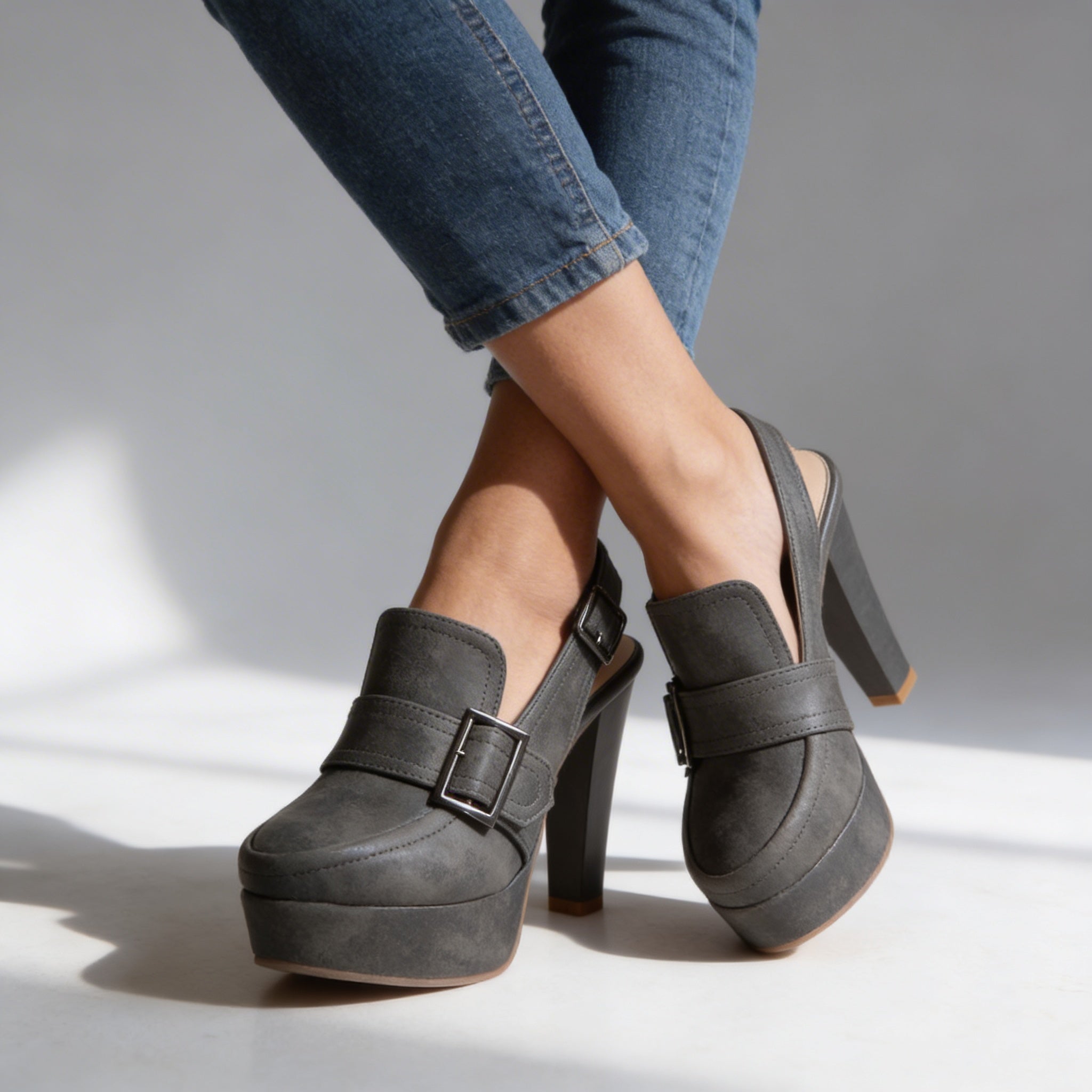 Halton Slingback Block Heels