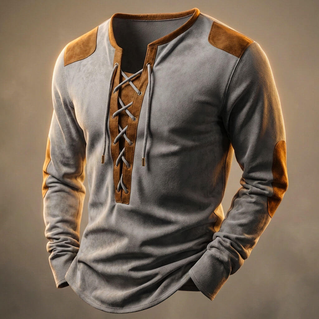 Hutton Textured Henley Shirt