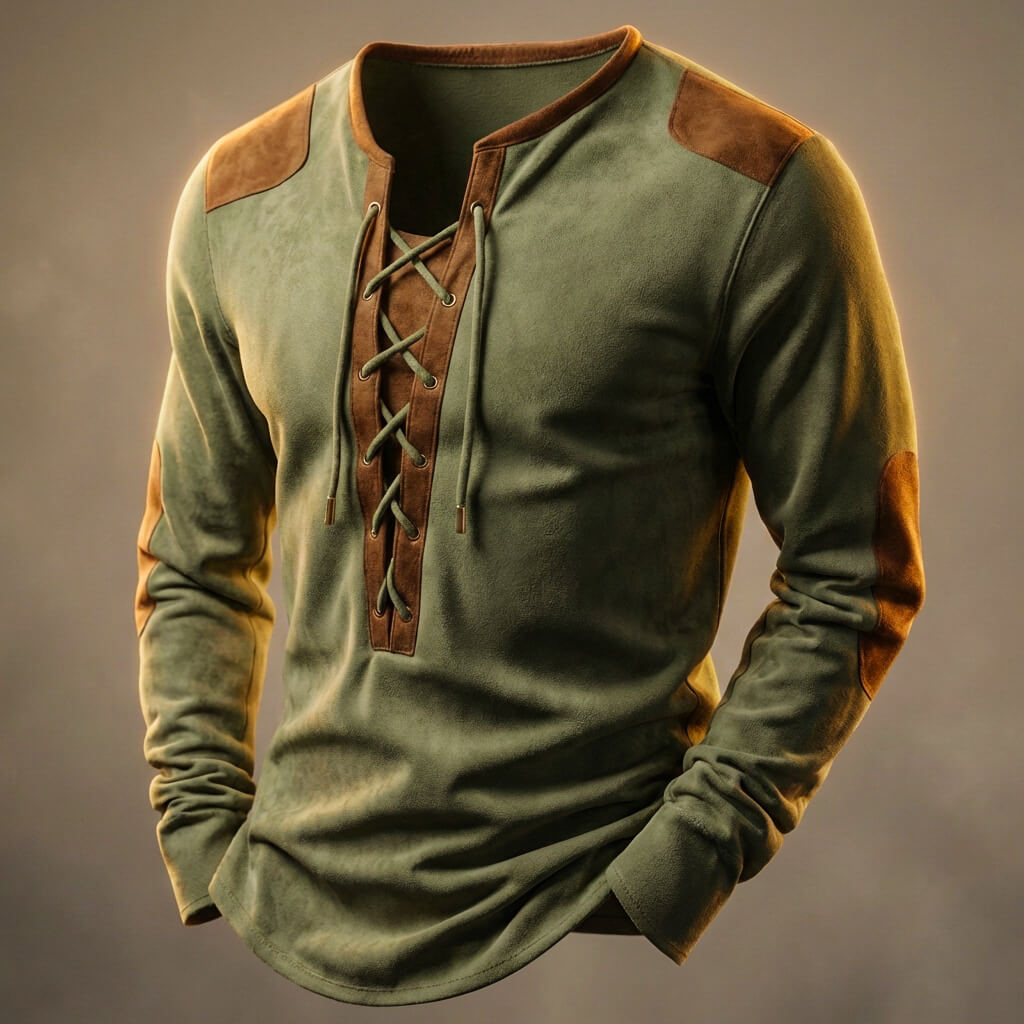 Hutton Textured Henley Shirt