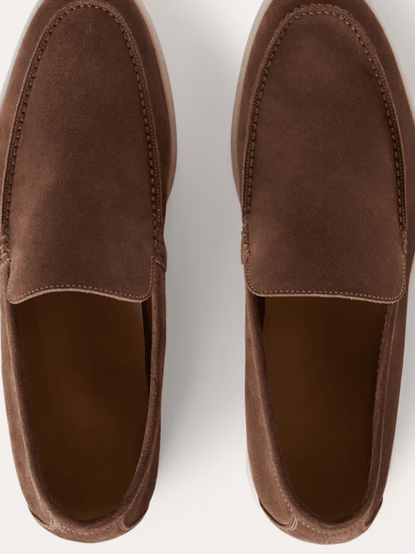 Oryzonwear Men's Loafer Moccasin Royal Brown