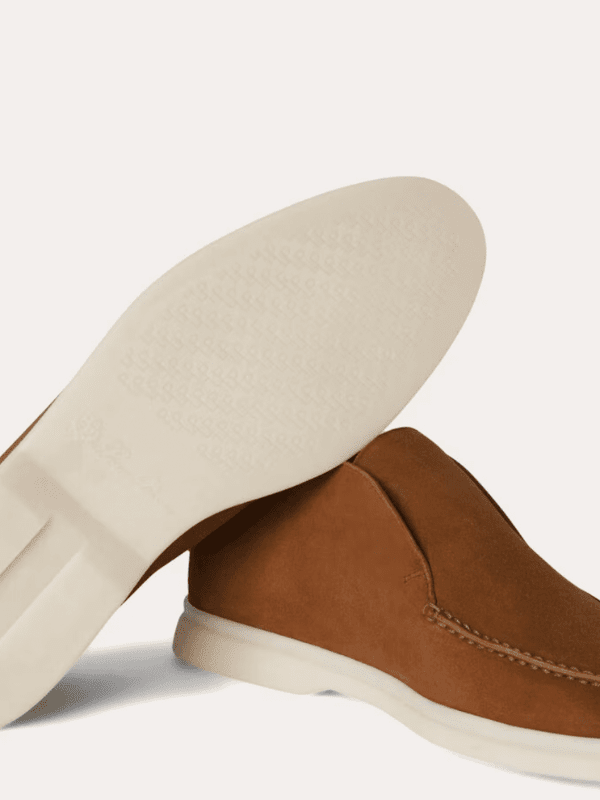 Men's Elegance Oryzonwear Suede Loafer Caramel