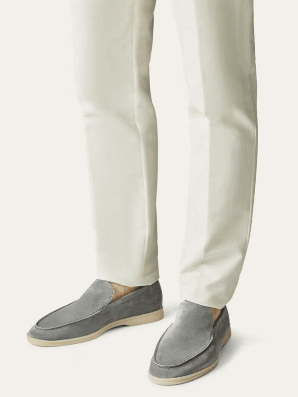 Oryzonwear Men's Loafer Moccasin Gray