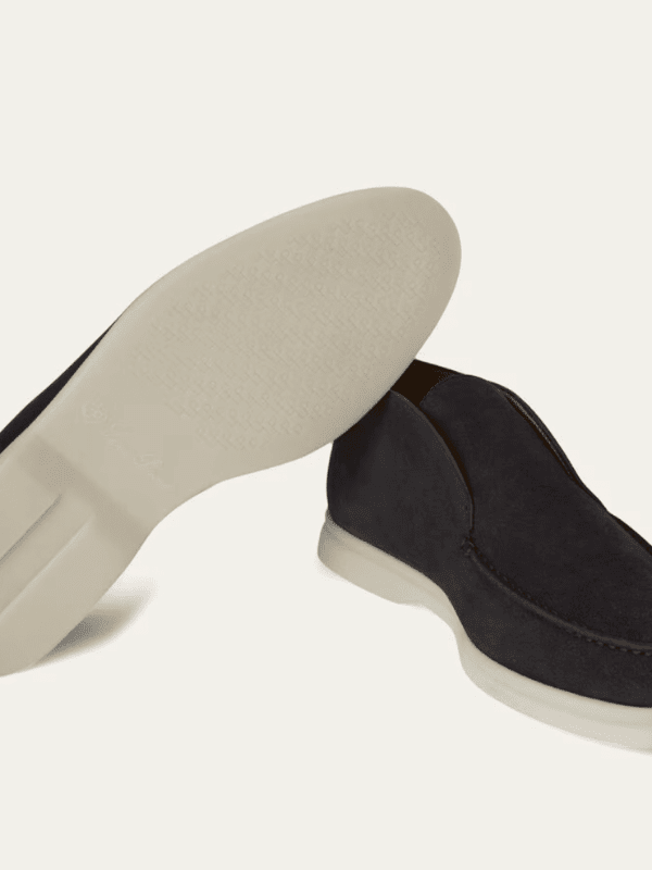 Elegance Oryzonwear Men's Suede Loafer Black