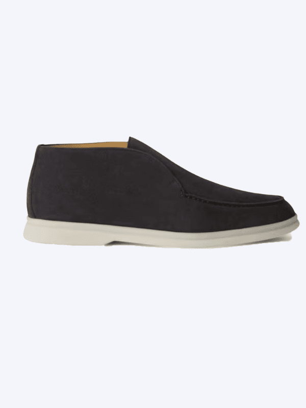 Elegance Oryzonwear Men's Suede Loafer Black