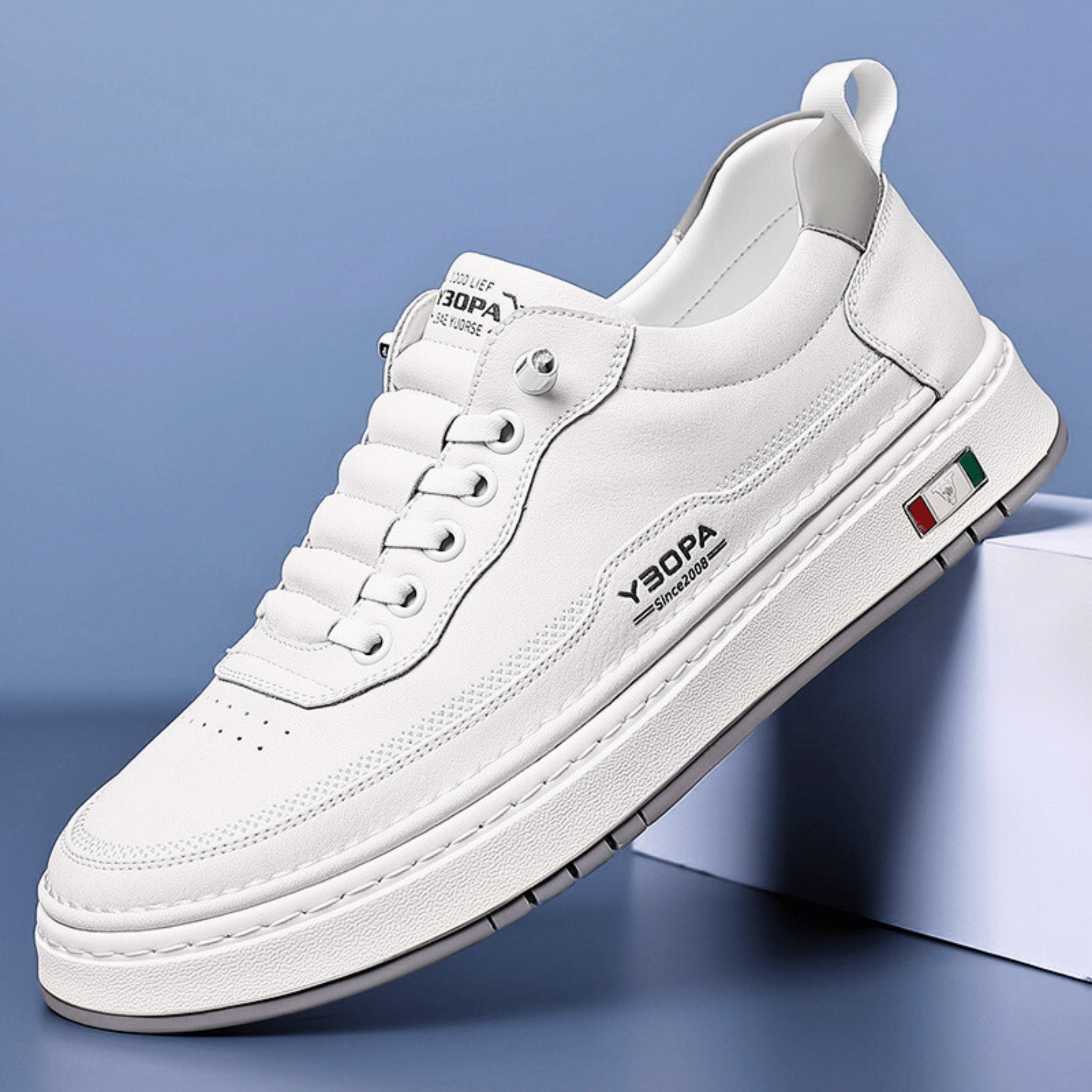 RODERICK LEATHER TRAINERS